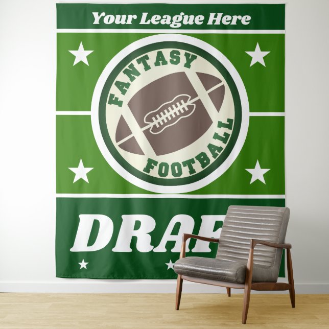 Fantasy Football Draft Tapestry (In Situ)
