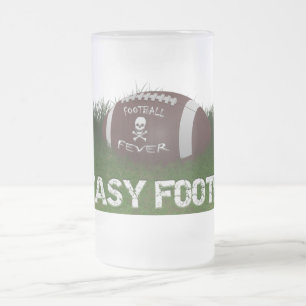 Fantasy Football Fever Frosted Glass Beer Mug