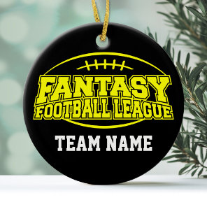 Fantasy Football - Funny Sports Gift Ceramic Ornament