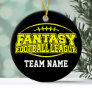 Fantasy Football - Funny Sports Gift Ceramic Ornament