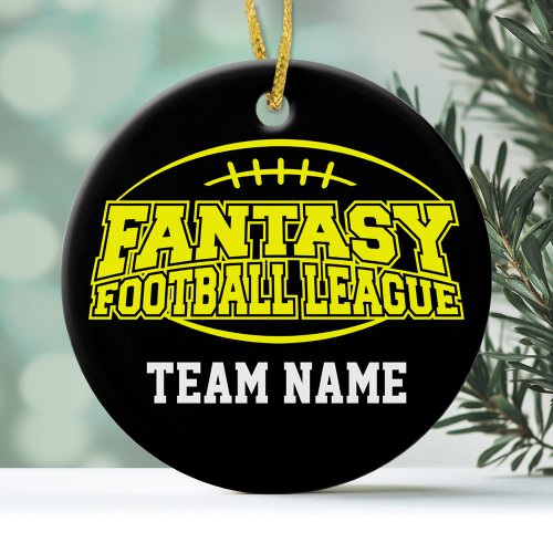 Fantasy Football _ Funny Sports Gift Ceramic Ornament