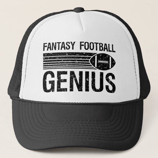 Fantasy Football Genius 1 Trucker Hat (Front)