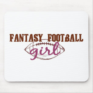 Fantasy Football Girl Mouse Pad