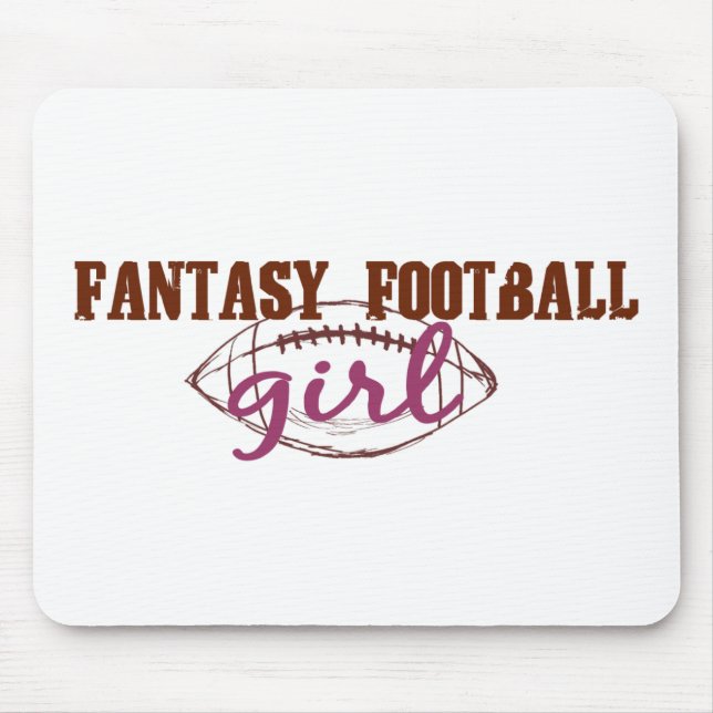 Fantasy Football Girl Mouse Pad (Front)