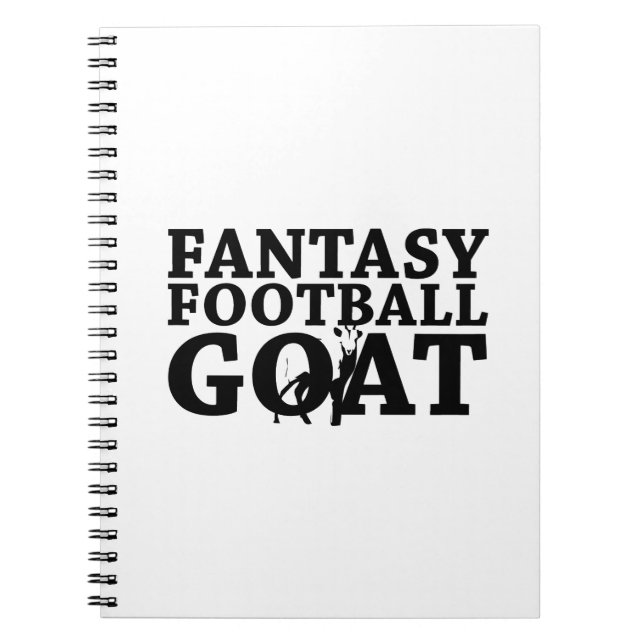 Fantasy Football Goa For Champions Notebook (Front)