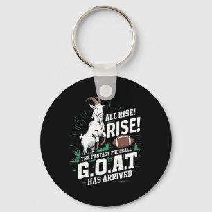 Fantasy Football Goat Shirt League Champion Champ Keychain