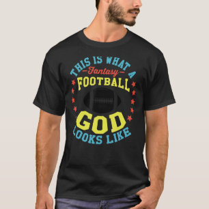 Fantasy Football God League Lineman Winner Draft P T-Shirt