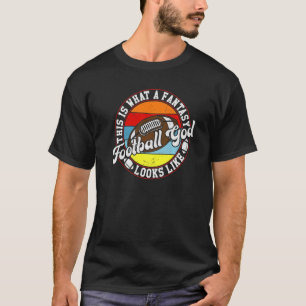 Fantasy Football God League Winner Draft Party T-Shirt