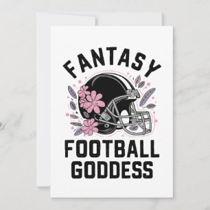  Fantasy Football Goddess Sports League Draft  Invitation
