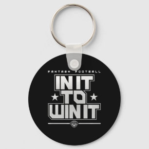 Fantasy Football In It To Win It Keychain
