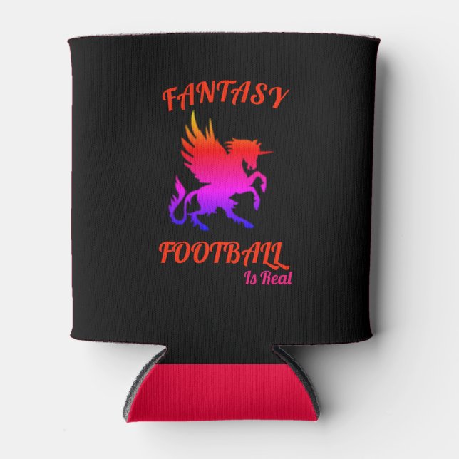 Fantasy Football is Real Can Cooler (Front)