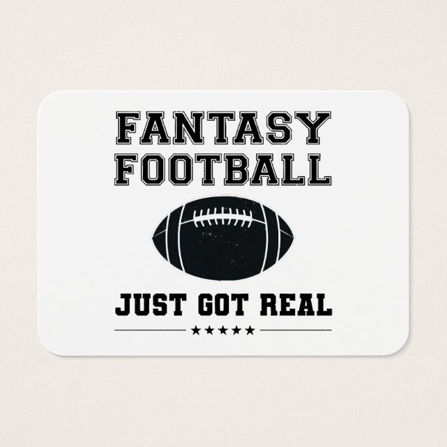 Fantasy Football Just Got Real (Front)