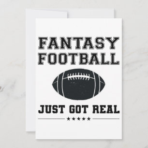 Fantasy Football Just Got Real Invitation