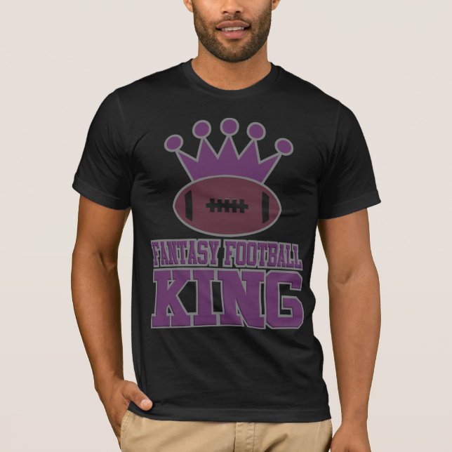 Fantasy Football King T-Shirt (Front)