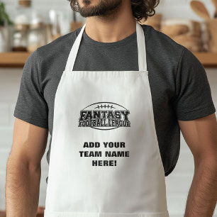 Fantasy Football League - add team name Adult Apron