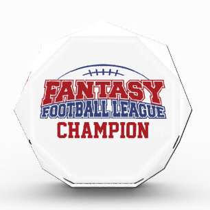 Fantasy Football League Champion Acrylic Award