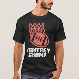 Fantasy Football League Champion Championship DFS  T-Shirt