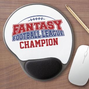 Fantasy Football League Champion Gel Mouse Pad