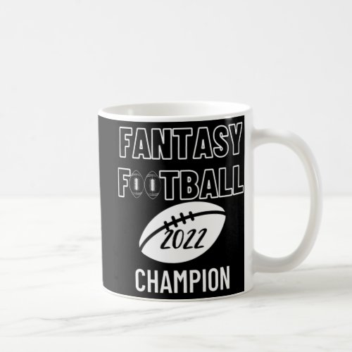 Fantasy Football League Champion Winner 2022  Foot Coffee Mug