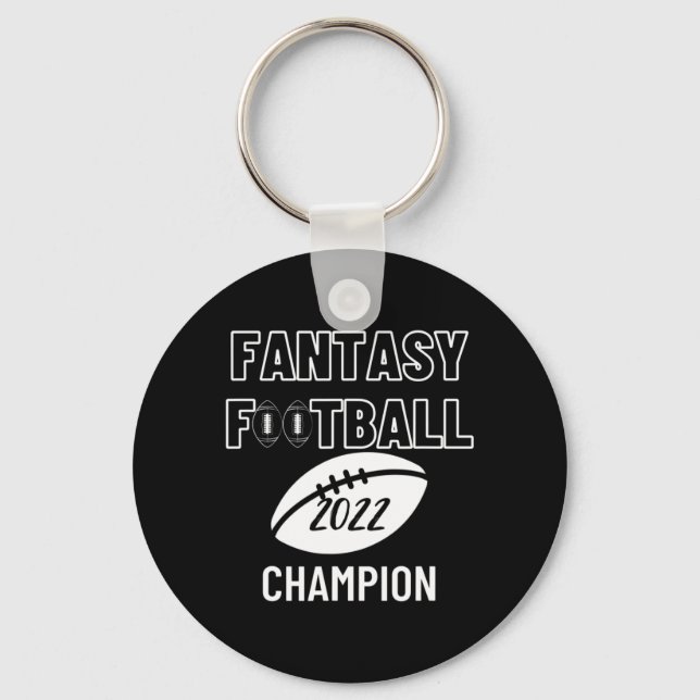 Fantasy Football League Champion Winner 2022  Foot Keychain (Front)