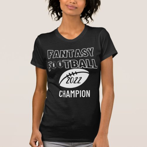 Fantasy Football League Champion Winner 2022  Foot T_Shirt