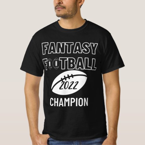 Fantasy Football League Champion Winner 2022  Foot T_Shirt