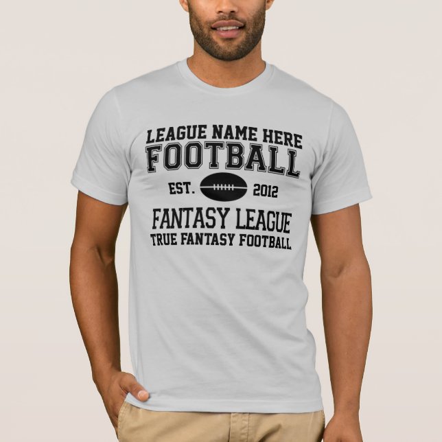 FANTASY Football LEAGUE Customizable Tee (Front)