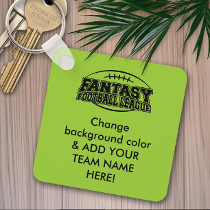 Fantasy Football League Keychain