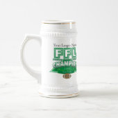 Fantasy Football League Trophy - Customized Beer Stein (Left)