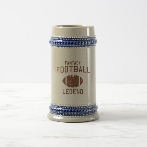 Fantasy Football Legend Beer Stein