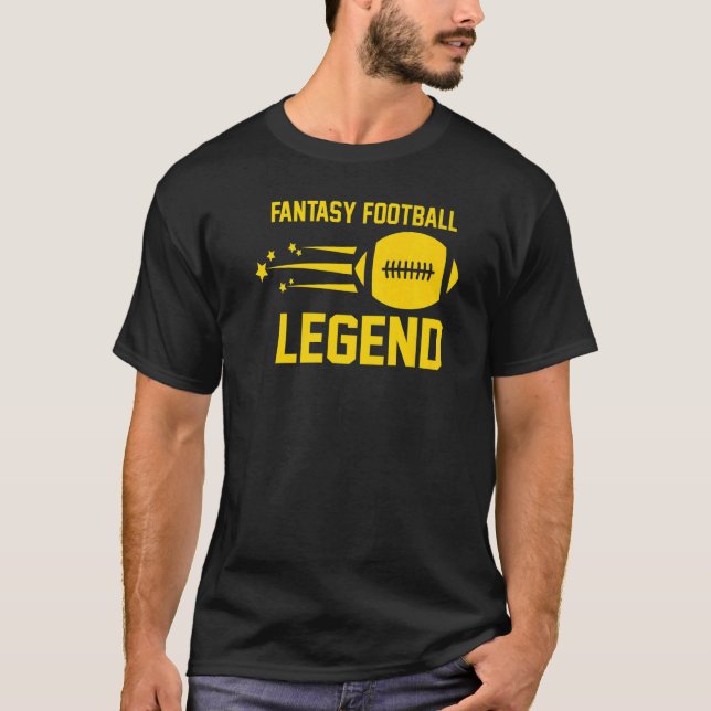 Fantasy Football Legend Draft Party Kit Trophy T-Shirt (Front)