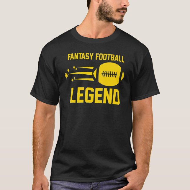 Fantasy Football Legend Draft Party Kit Trophy  T-Shirt (Front)