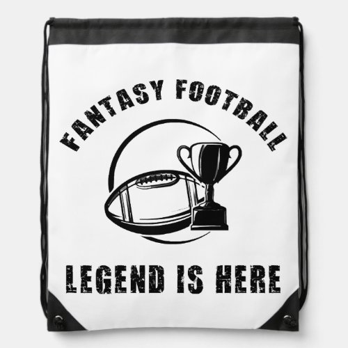 Fantasy Football Legend Fantasy Football Champ  Drawstring Bag