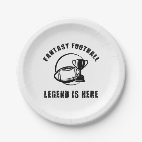 Fantasy Football Legend Fantasy Football Champ  Paper Plates