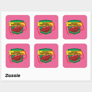 Fantasy Football Loser Punishment Square Sticker