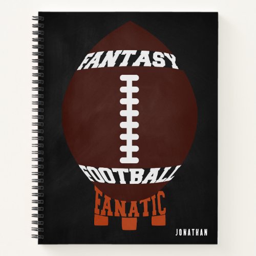 Fantasy Football Lovers Notebook