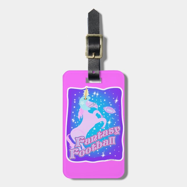 Fantasy Football Luggage Tag (Front Vertical)