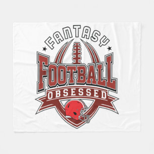 Fantasy Football Obsessed FFL League Fleece Blanket