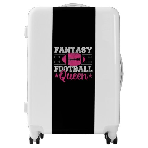 Fantasy Football Queen Funny Game Day Fantasy gift Luggage