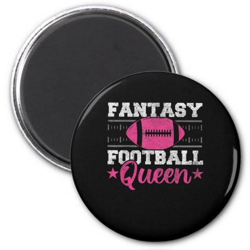 Fantasy Football Queen Funny Game Day Fantasy gift Magnet