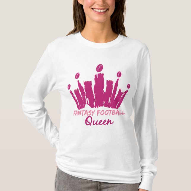 Fantasy Football Queen T-Shirt (Front)