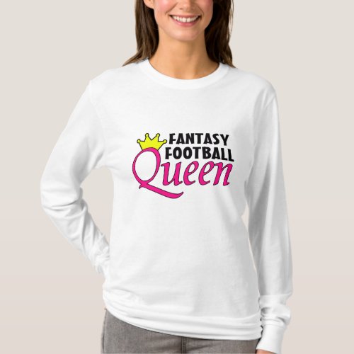 Fantasy Football Queen T_Shirt