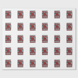 Fantasy Football Vintage Basketball Flag Shirt Des Wrapping Paper