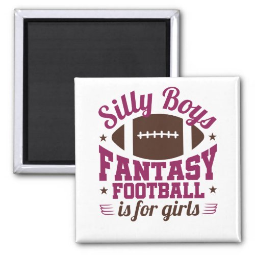 Fantasy Football Women FFL For Girls Magnet