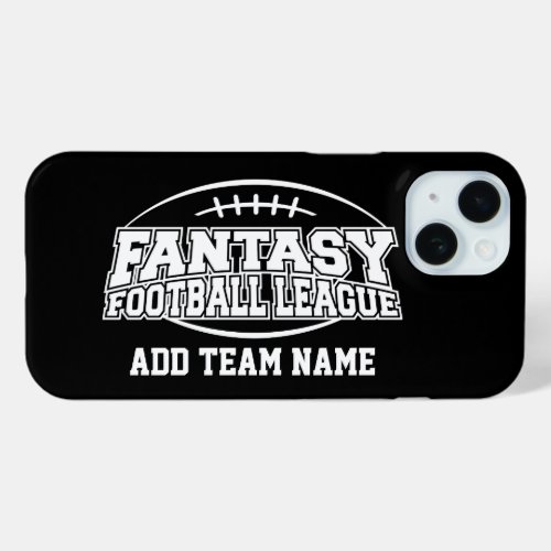 Fantasy Football _ Your Team Logo iPhone 15 Case