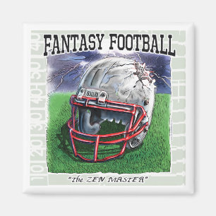 Fantasy Football Zen Master Gear Magnet