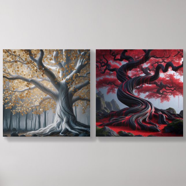 Fantasy Forest Acrylic Photo Tile (Front Set)