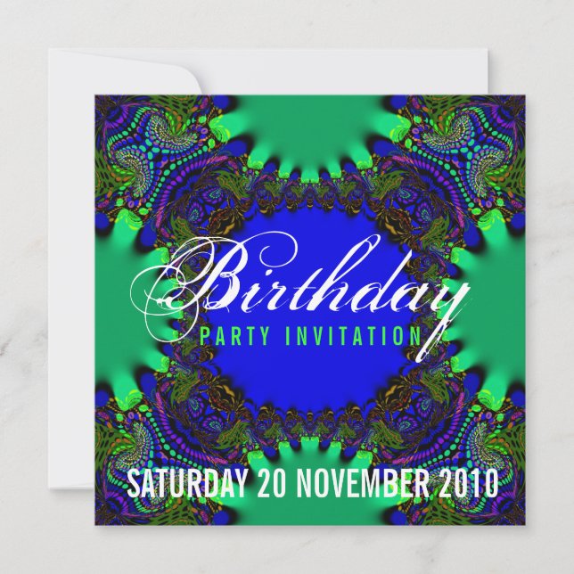 Fantasy Forest Birthday Invitation (Front)