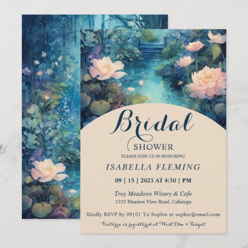 Fantasy Forest Bridal Shower Invitation