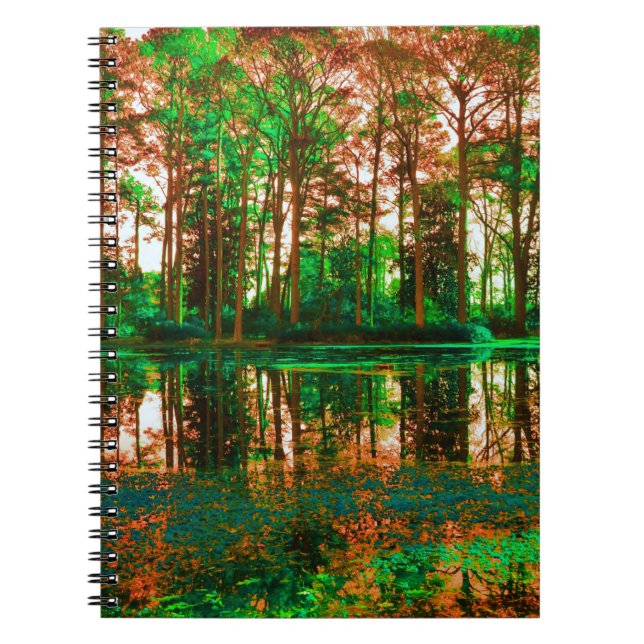 Fantasy Forest by Shirley Taylor Notebook (Front)